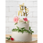 Preview: Cake Topper Mr & Mrs Gold